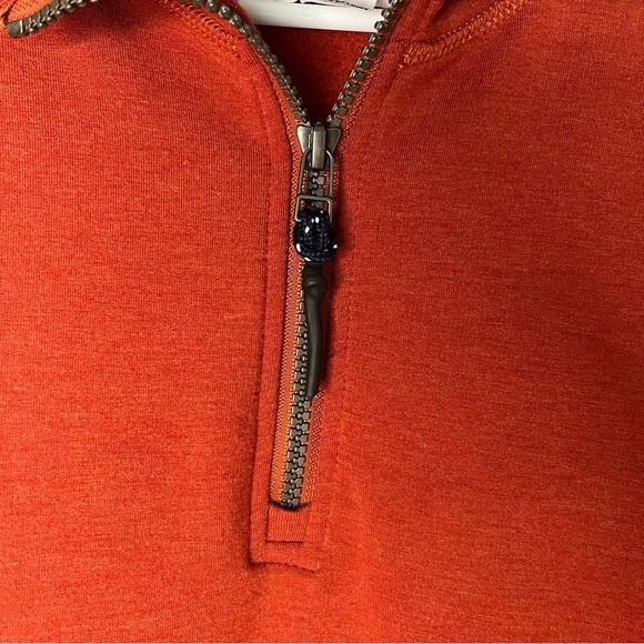 Surfside Supply Burnt Orange 1/4 Zip Sweater- Men Small - Picture 5 of 7